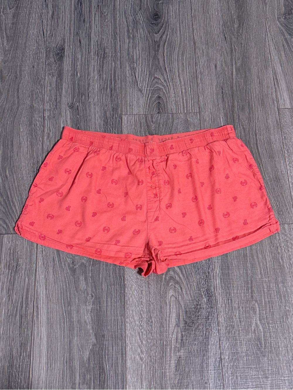 PINK Victoria's Secret Coral Lounge Shorts